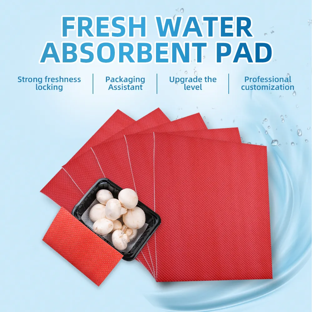 Qicheng 2021 Nieuwe Populariteit Hot Sale Producten Absorberende Pads Voor Fruit Soaker Pads