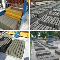 Machine mobile de fabrication de blocs de béton RPT6-30, 720 pièces par heure, équipement pour entrepreneur de chantier