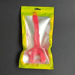 Paket kustom pelindung mulut sepak bola Amerika dengan tali pelindung bibir bahan silikon lembut Logo kustom - Product Image 6