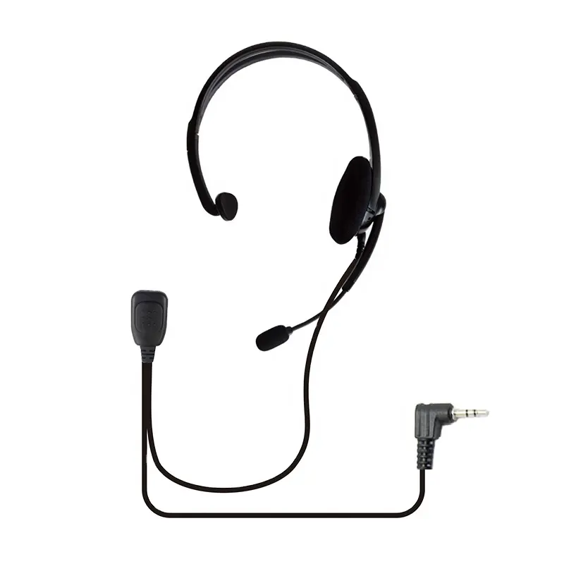 2024 grosir headset radio dua arah earphone walkie talkie HRE-3235 untuk kenwood dengan konektor 2 pin