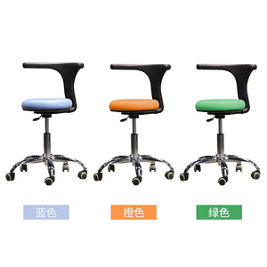 เก้าอี้หมอพินอิน รุ่น YS 03 สีส้ม ปรับหมุนได้ ปรับความสูงได้ ใช้สำหรับทันตกรรมและทำผม - Product Image 2