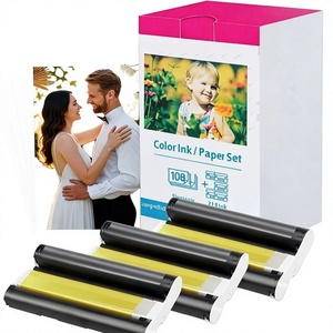 Papel Fotográfico Profesional Compatible con Canon para Modelos Selphy CP1300 CP1200 CP910, Textura de Grado Estudio, <span class=keywords><strong>Fotos</strong></span> Físicas - Product Image 1