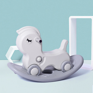 Jouet cheval à bascule vert pour enfants, prix bas, Animal, <span class=keywords><strong>licorne</strong></span> à monter - Product Image 2