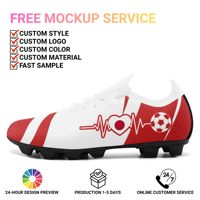 Chaussures de football en gros pour équipes OEM ODM Impression à la demande Logo personnalisé Nom personnalisé Crampons d'entraînement SC02-26025043-9