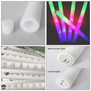 Tùy chỉnh màu Hồng bọt GLOW STICK buổi hòa nhạc vui vẻ đồ chơi khuyến mại LED ánh sáng trắng cổ Vũ Thanh cho người hâm mộ - Product Image 5