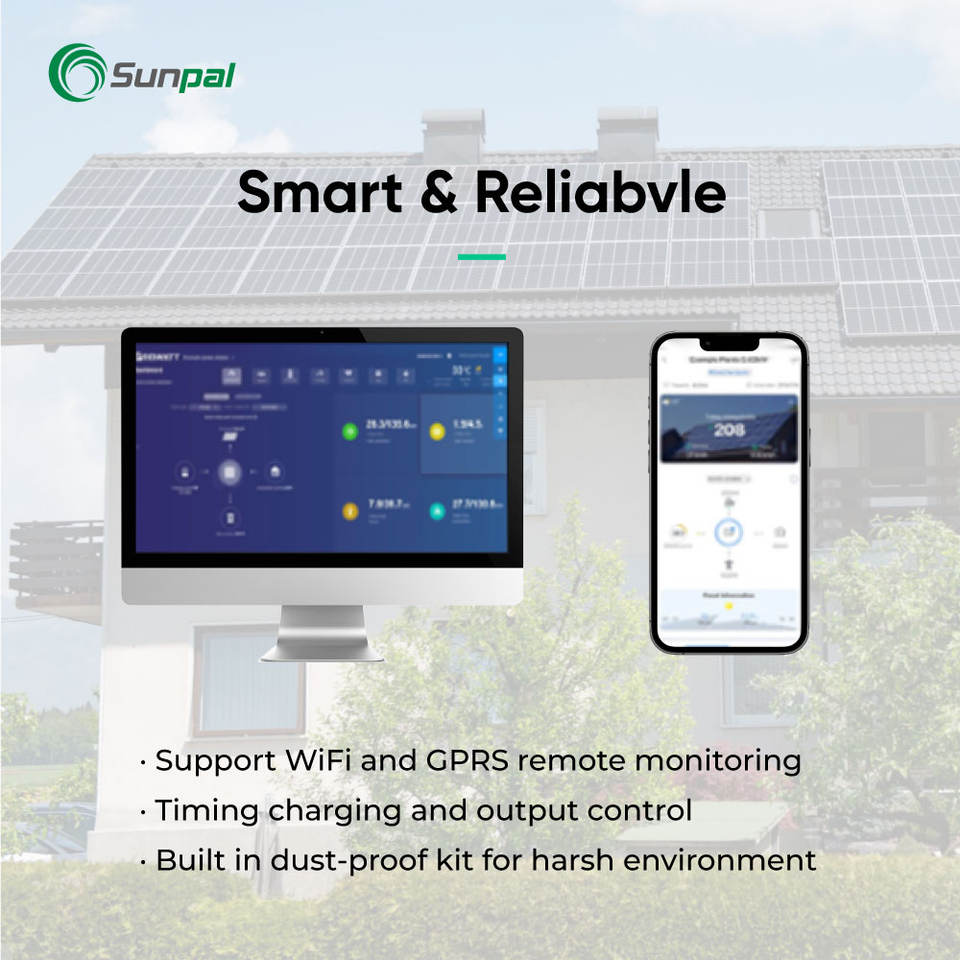 Sunpal Hybrid Solar Pv System 5Kw 10Kw 20Kw 30Kw Off Grid Solar Power ...