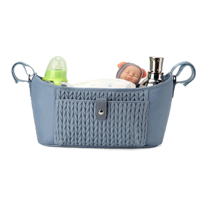 Organizador de cochecito de bebé universal personalizado, bolsa de almacenamiento de pañales de moda para mujer con carrito colgante para Cochecitos de bebé - Product Image 1