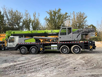 Grue de camion hydraulique d'occasion Zoomlion ZTC500V de 50 tonnes, entièrement opérationnelle