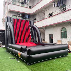 Mur d'escalade gonflable <span class=keywords><strong>rouge</strong></span> avec velcro, mur d'escalade collant géant en PVC pour le divertissement - Product Image 3