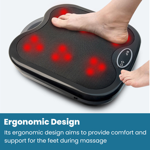 Massaggiatore per piedi con calore Shiatsu riscaldato macchina massaggiatore piedi elettrico per impastare alleviare il dolore e lo Stress del piede - Product Image 2