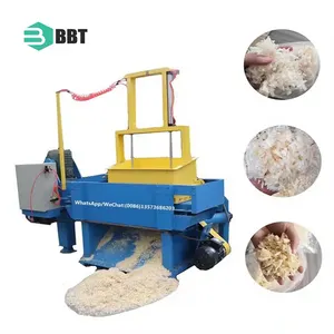 High Quality Crusher Wood Chips Cutting Machine Automatic Timber Wood Shaving Block Machine For Animal Bedding