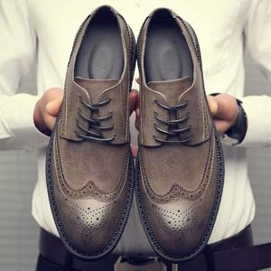 Chaussures d'Été 2025 Hommes en Cuir de Vachette Surdimensionnées, Chaussures de Mariage Habillées Rehaussantes pour Hommes, Chaussures en Cuir Respirantes - Product Image 3