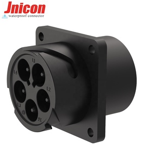 ขั้วต่อ XLR แรงดันสูง M40ขั้วต่อ jnicon 120A/600V กันน้ำขั้วต่อ IP67 5P สี่เหลี่ยมและขั้วต่อแบตเตอรี่ปลั๊กตัวผู้ - Product Image 2