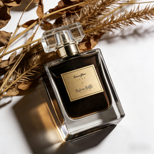 Nuevo Diseño 2026, Botella de Perfume Transparente de Vidrio, Capacidad 30ml 50ml 100ml con Tapa Transparente - Product Image 1