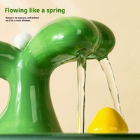 Fontaine à eau pour chat en céramique 1000 ml, ultra-silencieuse, distributeur automatique d'eau pour animaux, prévient le chinénoisement