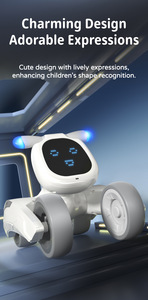 Nouveauté : Jouet robot chien intelligent télécommandé par voix, IA, pour enfants, avec programmation et danse, pour l'éducation des enfants - Product Image 6