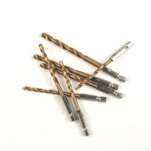 Juego de 13 Brocas de Acero de Alta Velocidad con Recubrimiento de Titanio, Broca Helicoidal con Vástago Hexagonal para Taladrar Madera - Product Image 4