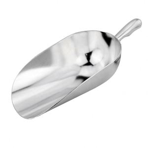 Pala de Acero Inoxidable para Hielo, Cuchara Metálica para Alimentos, Palas para Palomitas, Dulces, Granos de Café, Pala para Cubitos de Hielo para Bar, Venta al por Mayor - Product Image 2