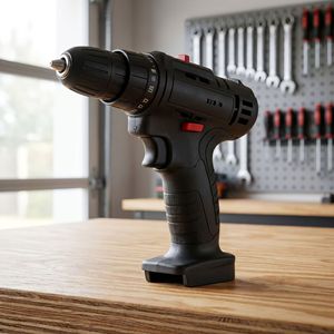 Perceuse électrique à main bi-vitesse avec mandrin à trois griffes, moteur sans balais au lithium noir 16V, réversible, OEM, pour l'approvisionnement exclusif transfrontalier - Product Image 1