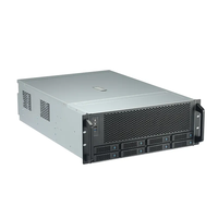 Kotak Aluminium baja pabrik 4U 9U 12U rak server AI kabinet jaringan GPU sasis komputer industri rak IPC sasis komputer