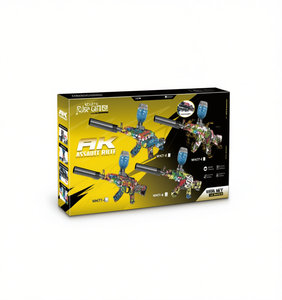 AK Gel Blaster WH77-4, Rifle de Asalto Eléctrico con Luces, Juguete para Exteriores para Niños de 8 a 13 Años, Juego Deportivo de Plástico - Product Image 1