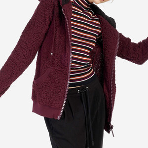 Sweat à capuche en fourrure pour femme, streetwear décontracté, pull-over de haute qualité, prix de gros - Product Image 1