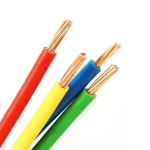Cable de cobre de un solo conductor UL1569, 12 awg, pvc, gancho