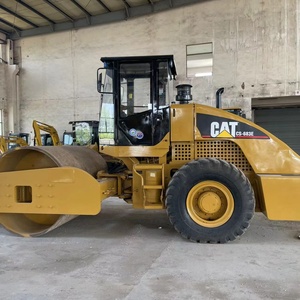 Rodillo Compactador Usado CAT CS683E Caterpillar, Rodillo Compactador Pesado para Carreteras, Máquina de Construcción de Ingeniería Usada - Product Image 3
