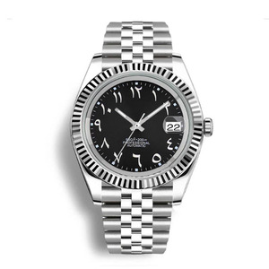 Reloj de Cuarzo de Moda para Hombre, Esfera Verde, Cristal, Correa de Acero Inoxidable de 20 mm, Puntero de Diamantes, Analógico de Lujo, 41 mm, Resistente al Agua - Product Image 4