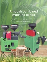 Petite machine à décortiquer et à moudre le riz motorisée pour usage domestique, à haute capacité pour décortiquer le riz paddy