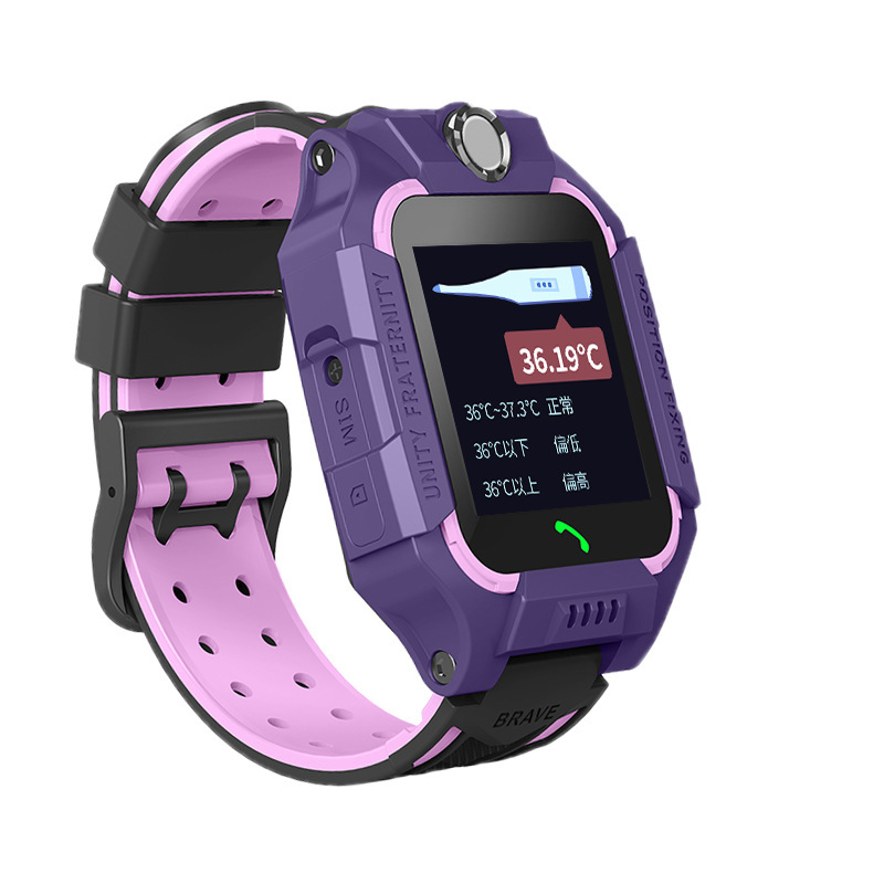 Z6 Enfants Bébé Température Smartwatch IP67 Étanche Carte SIM SOS Gps Thermomètre Montres Avec Téléphone Pour Enfants