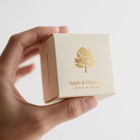Boîte à cartes à motifs en relief 3D de luxe feuille d'or estampage couleur papier kraft papier d'art emballage cosmétique pour parfum coffrets cadeaux