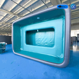 Spa gonflable de qualité commerciale, robuste, avec pompe intégrée et système d'eau salée, <span class=keywords><strong>piscine</strong></span> de spa extérieure de luxe pour le camping et le jardin - Product Image 5