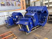MONDE Grappin hydraulique robuste pour excavatrice, résistant à l'usure, pour le tri et le levage de blocs de granit carrés en carrière