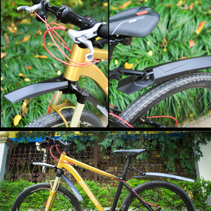 Juego de guardabarros de bicicleta MTB ajustable ZOYOSPORTS, guardabarros delantero trasero para bicicleta de montaña para 26 "27,5" 29 "-accesorios de bicicleta - Product Image 6