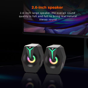 Haut-parleur de jeu pour ordinateur JERTECH SBK-8090 de haute qualité avec fil, mode <span class=keywords><strong>Bluetooth</strong></span> TF, éclairage RGB 10W, caisson de basses, en vente - Product Image 4