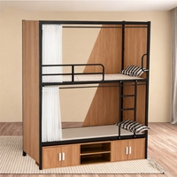 Modules de couchage modernes en métal et bois pour auberges et écoles, optimisant l'espace |   Système de lit modulaire en capsules OEM
