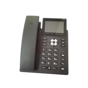 Telepon IP/SIP/VOIP/PSTN Mendukung Telepon Jaringan Catu Daya POE Cocok untuk Kantor Desktop Perusahaan Kecil dan Menengah