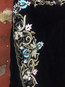 Belle mariée Lehenga Choli Trail lourd Zardozi broderie étage longueur acétate matériel ATIYA LIBAS marque pour robe de mariée - Product Image 6