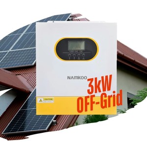 Small System Solar Energy off Grid Kit Solar 3kw 10kw Solar <b>Batteries</b> Systeme Solaire Monocristaline - Product Image 1