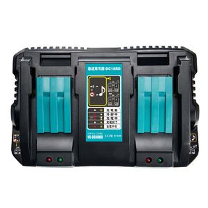 Fabbrica cinese dc18rd Makita doppio caricabatterie sostituisce Makita 18V caricabatteria bl1830 bl1430 bl1850 bl1860 Makita dril batteria c - Product Image 2