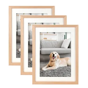 High quality Wholesale Wooden Picture Frames For Home Decor Black Wood Picture Frames Wholesale Wood Frame Photo