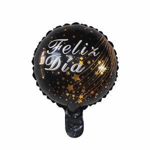 10 pollici Spagnolo Foglio di Palloncini Feliz dia buon giorno Mylar Palloncino A Elio decorazione Felice Festa di Compleanno Rotonda Baloes globos - Product Image 2
