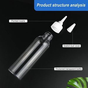 4oz HDPE Plastic Spray <b>Bottle</b> 500ml Travel Size 30ml-250ml Body Wash Soft Squeeze for Skin Care Serum & Essential Oils - Product Image 3