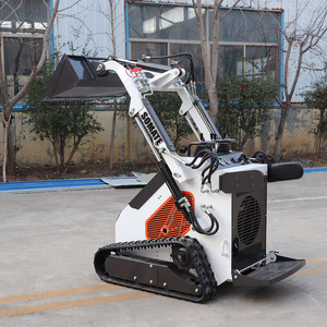 Envío Gratis, Minicargadora Frontal Económica, Motor de Gasolina EPA EURO5, Caja de Cambios PLC, Bomba, Rodamientos, Orugas, 1 Año de Garantía en el Motor - Product Image 3