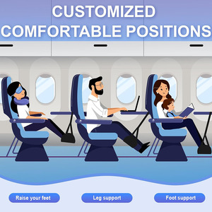 <span class=keywords><strong>Hamac</strong></span> de voyage pour les pieds en avion noir, parfait pour se détendre, longueur réglable, <span class=keywords><strong>hamac</strong></span> de travail essentiel pour se détendre, repose-pieds pour voyage en avion - Product Image 5