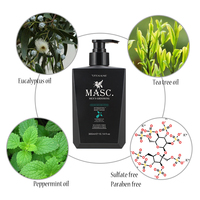 Savon liquide nettoyant pour le corps pour hommes marque privée bio apaiser la peau parfumée gel douche mousse sans sulfate offrant un nettoyage efficace