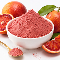 Poudre d'orange sanguine de haute qualité en gros, ingrédient naturel de fruits, OEM ODM, marque privée, approvisionnement direct usine en vrac