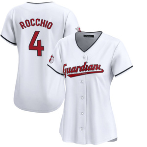 2025 Damen Cleveland Heim Limited Baseball Trikot Individuell Anpassbar Genähte Bestickte Uniformen Logos Weiß Übergröße Feuchtigkeitsableitend - Product Image 2