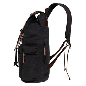 Mochila de Viaje Grande Vintage Personalizada 2025, Mochila Escolar de Lona Gruesa con Cordón, Impermeable y Antirrobo para Portátil - Product Image 3